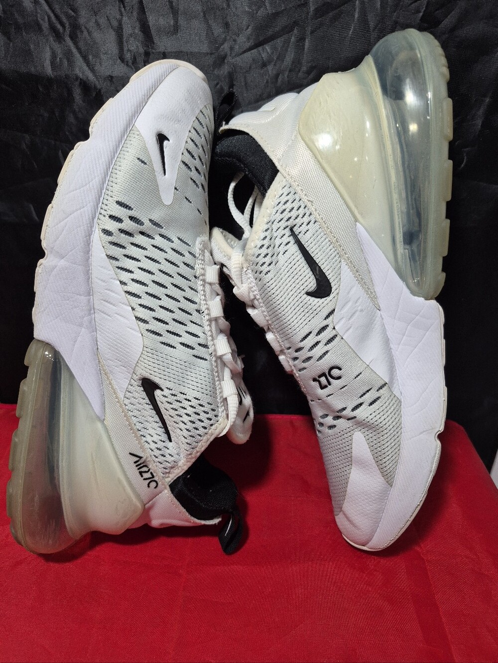 Nike Air Max 270 AH6789-100 Sneaker Women White Lifestyle X82 Running Shoes sz 9